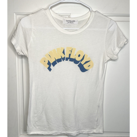 Daydreamer Tops - Daydreamer x Free People Pink Floyd Baby Tee Sz XS Short Slv Band Tee Rock Boho